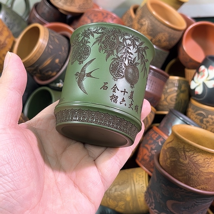 茶杯紫砂全手工紫砂主人杯