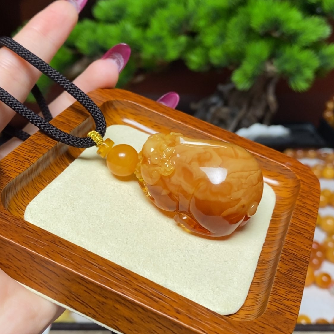 【闪购商品】蜜蜡颈饰未镶嵌项链