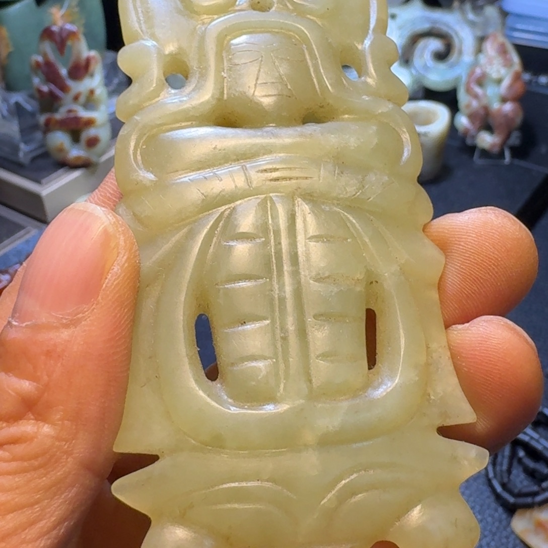 道***玉玉摆件神人器型