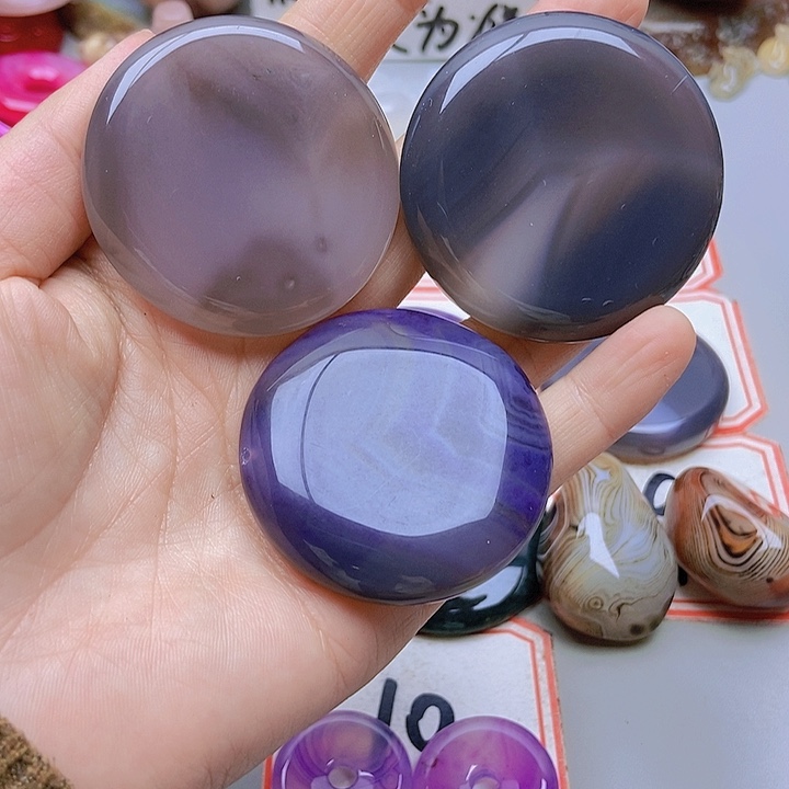 【闪购商品】未镶嵌玛瑙/玉髓珠宝半成品沈*