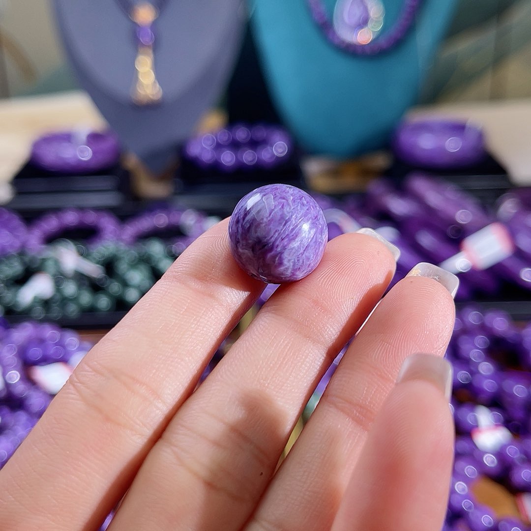 查罗石（紫龙晶）单株16未镶嵌