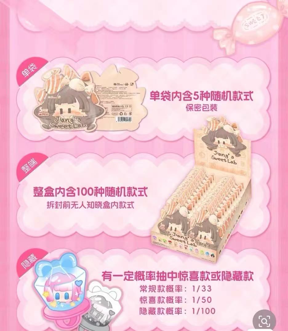 （拆盒）酱酱萌粒系列盲盒
