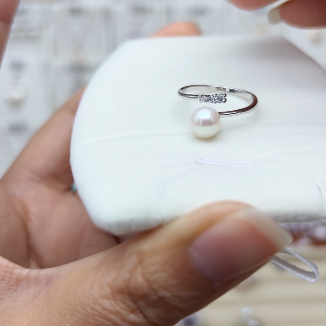 淡水珍珠珍珠 银S925镶嵌