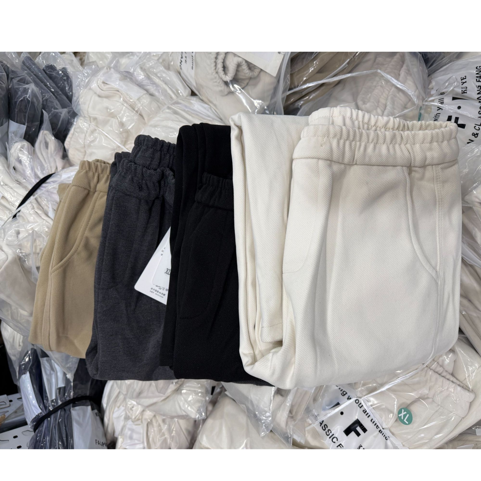 7301加厚毛呢裤直筒简约（微瑕和个别没抽绳）