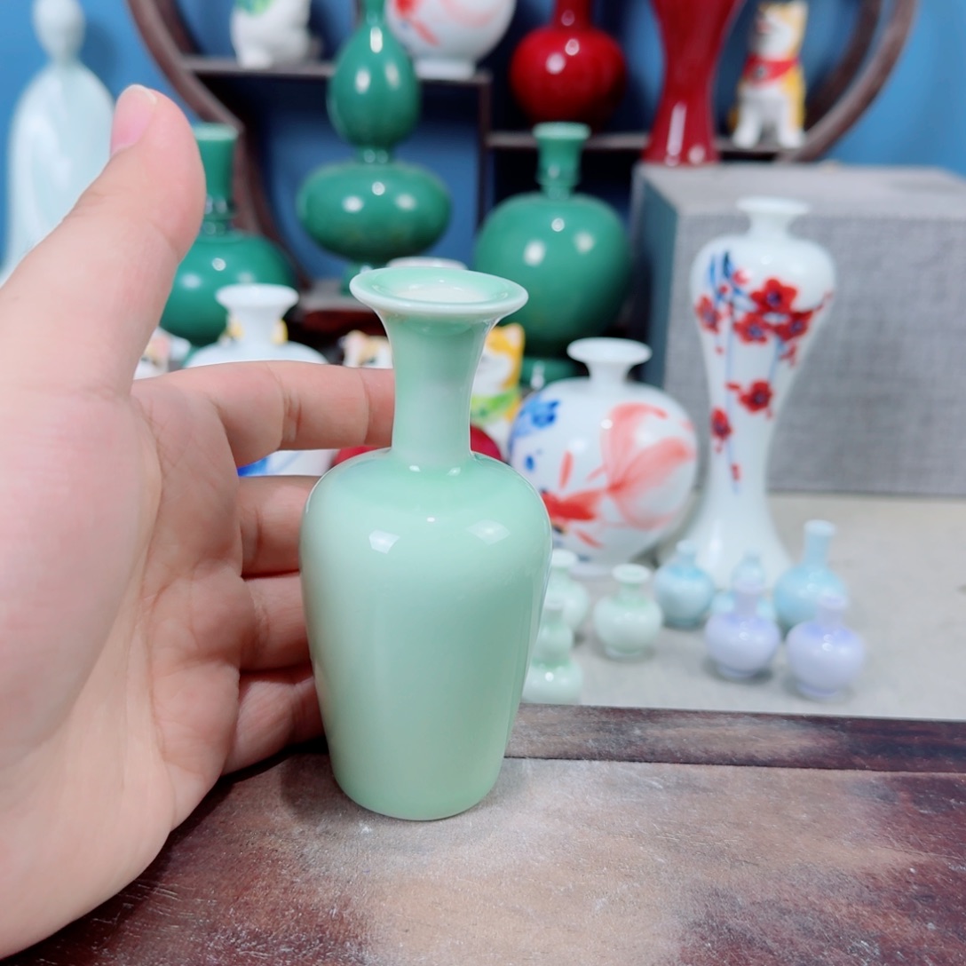 陶瓷手工小花器摆件