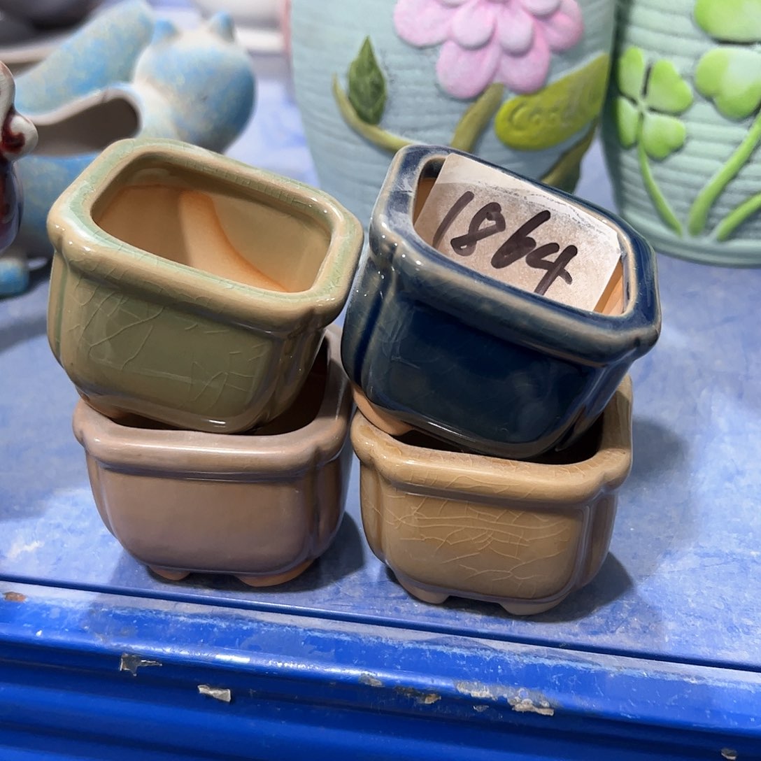 陶瓷多肉小花盆@@1864