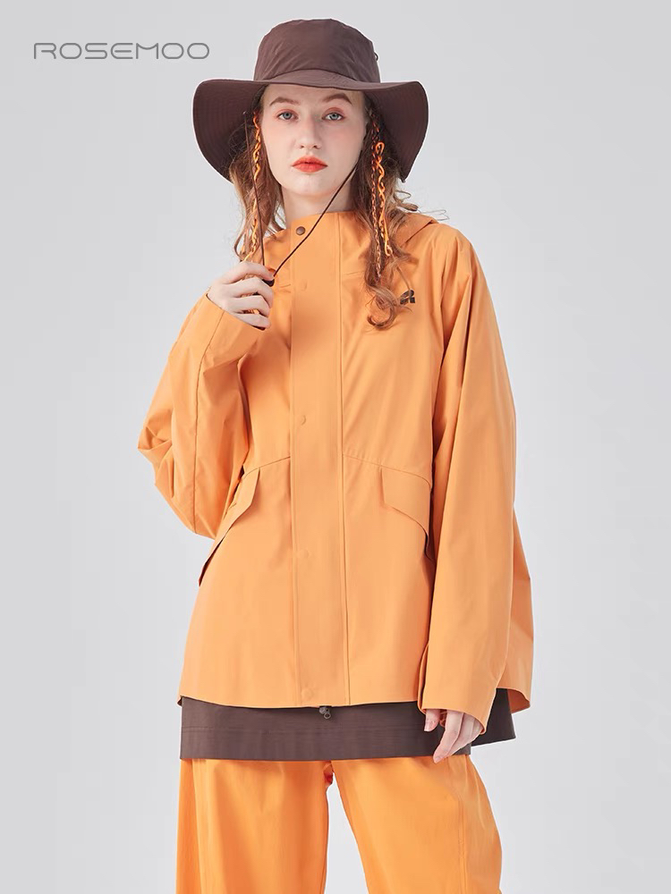 容子木ROSEMOO25年春季新款舒适百搭暗扣拉链短款外套RSS1WP201B
