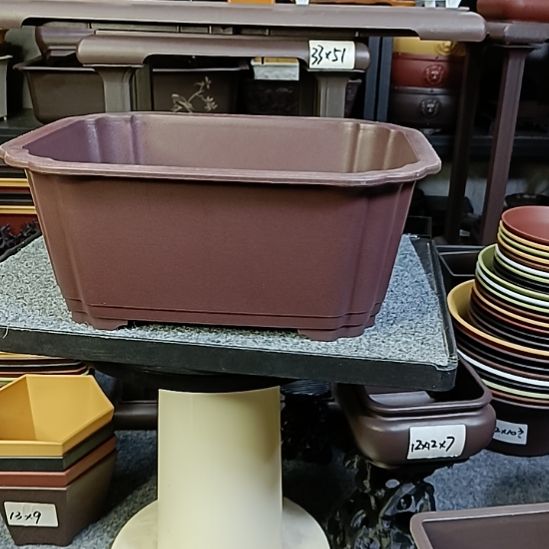 10只31cm花鸟中号双抽角马槽盆