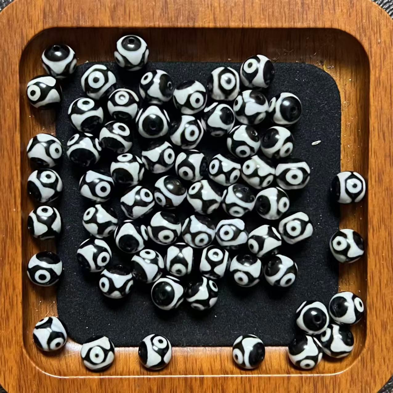 三眼8*8对珠（随机发一对）