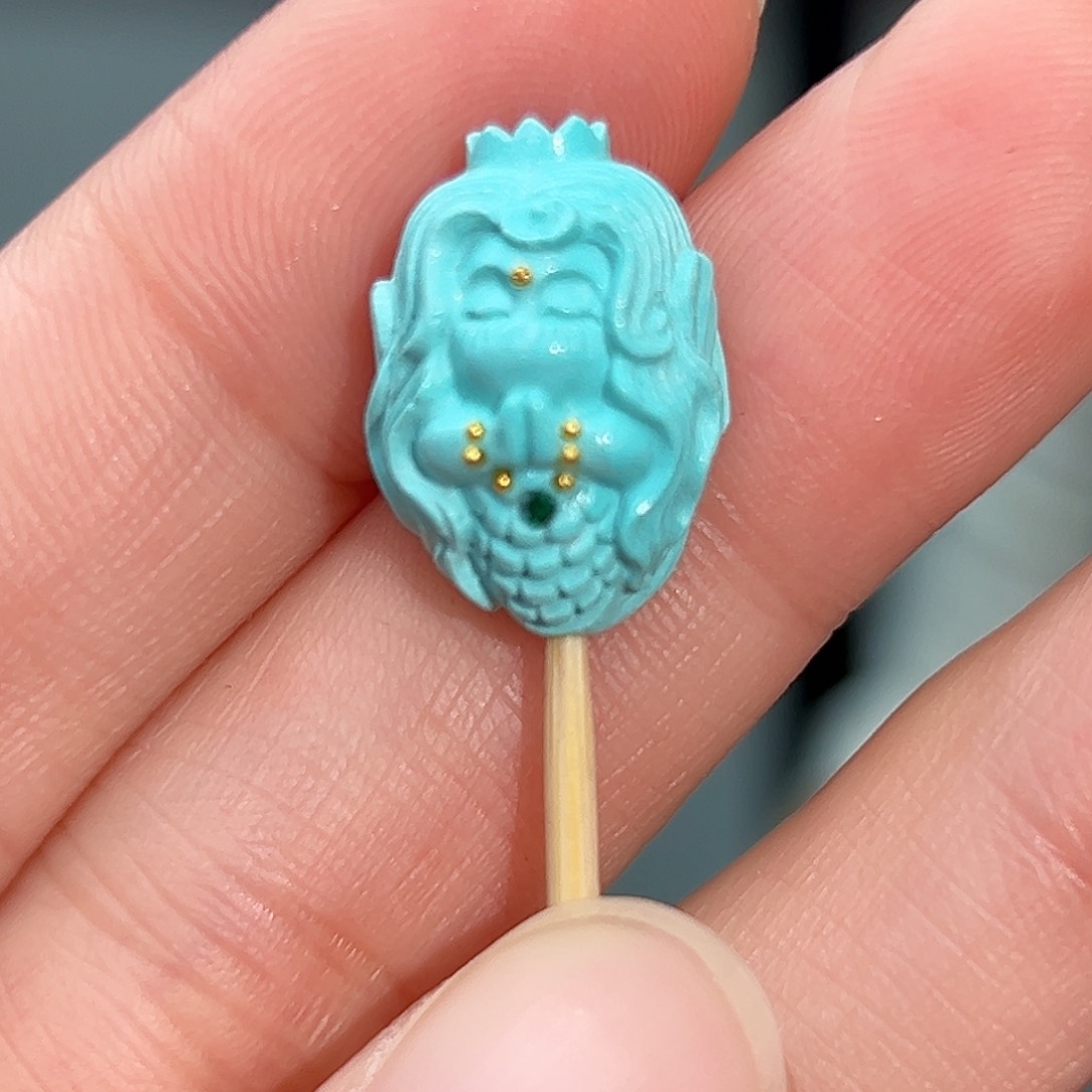 绿松石珠宝奇石未镶嵌