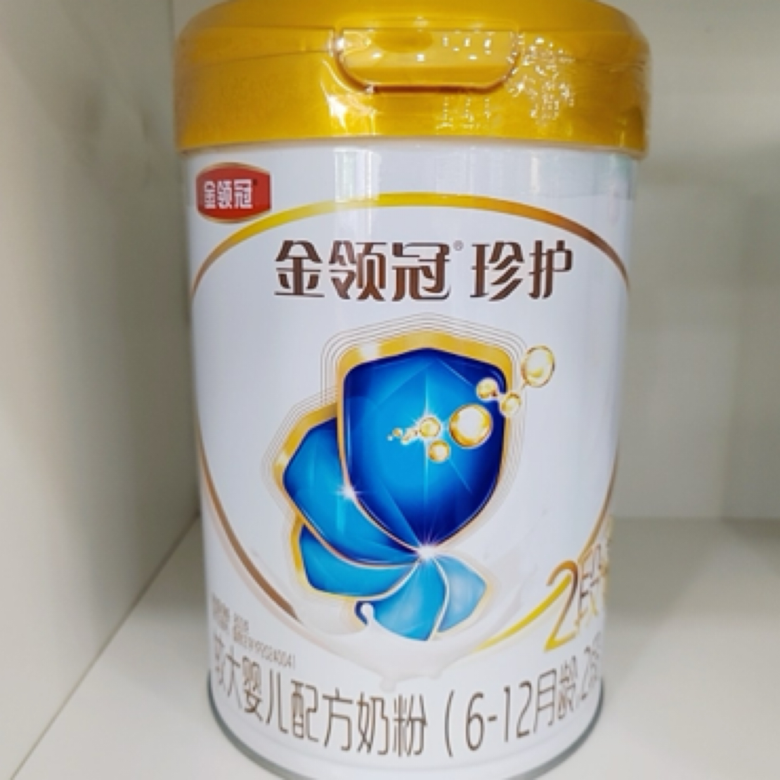 伊利金领冠珍护较大婴儿配方奶粉800克2段