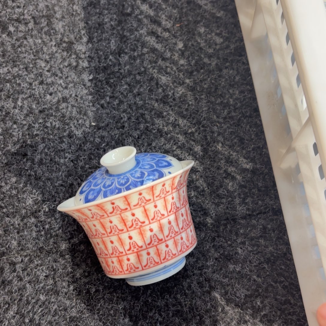 瓷微瑕 千佛盖碗 福利