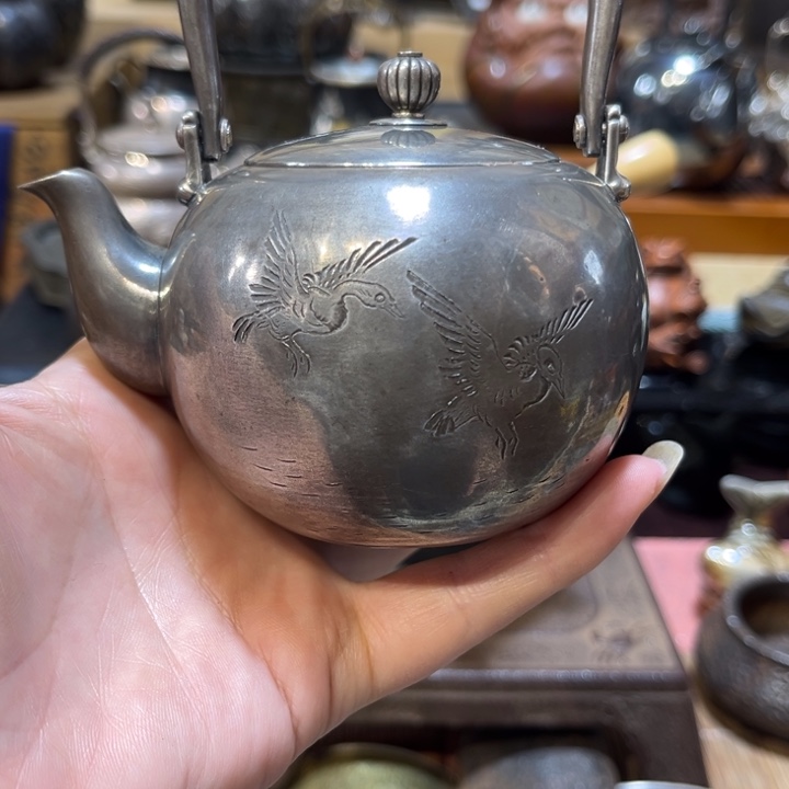 益***茶金属中古工艺品摆件