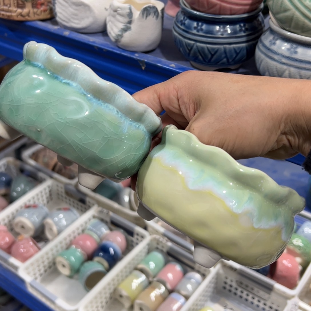 陶瓷多肉小花盆@@