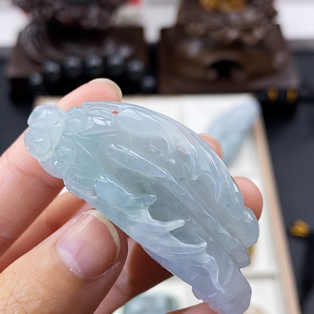 颈饰未镶嵌翡翠缅甸翡翠a货