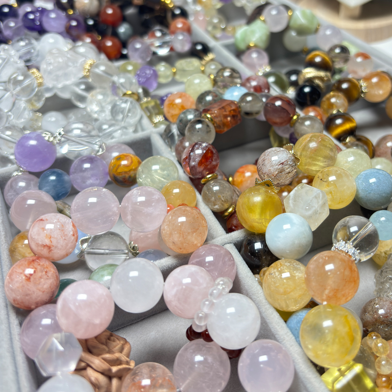 天然水晶设计款多圈（直播过款）