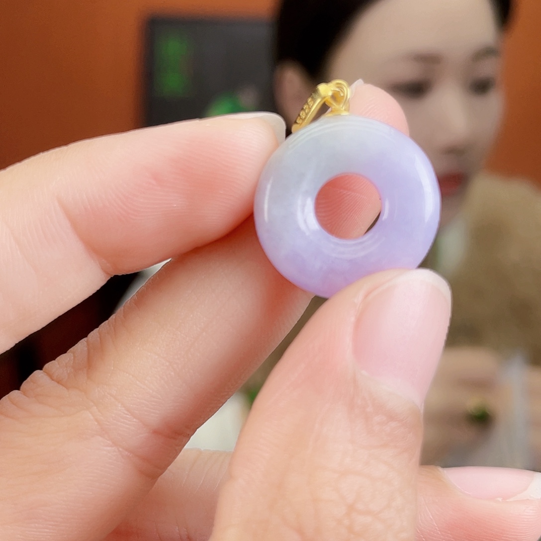 翡翠银S925镶嵌耳饰
