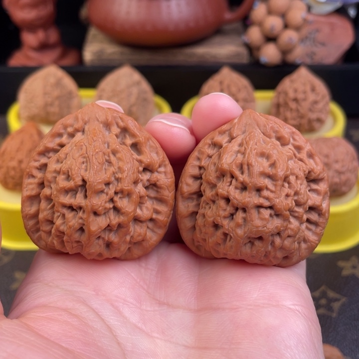 吊坠文玩核桃金公子43