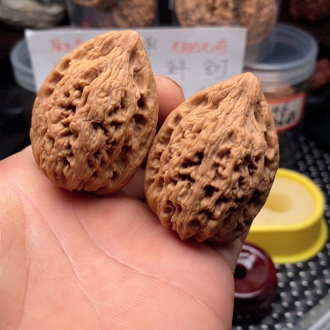 吊坠文玩核桃36全品平谷带鱼