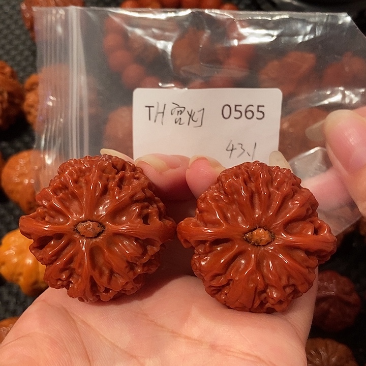 吊坠文玩核桃超玉化宫灯43