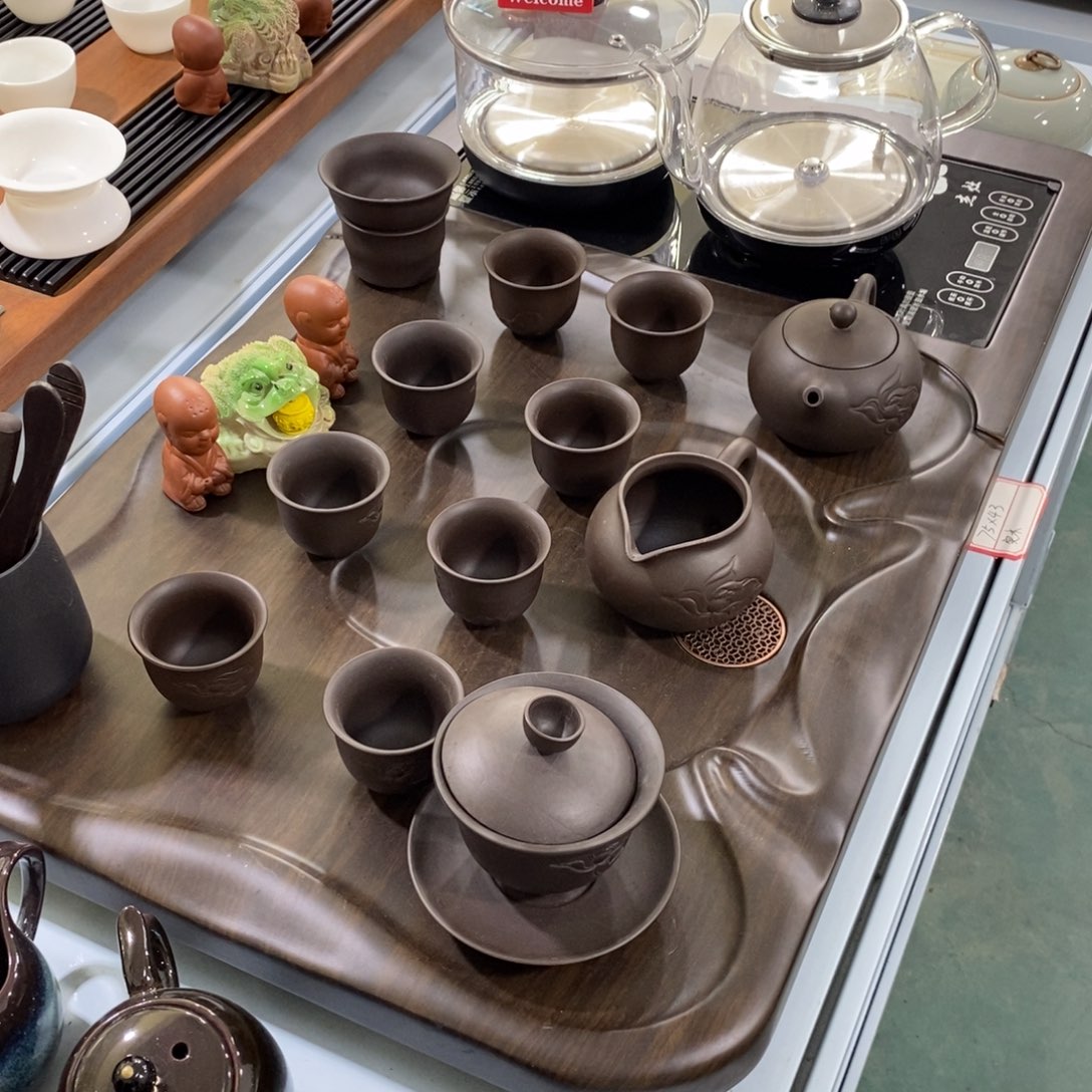 实木茶盘茶具套装家用