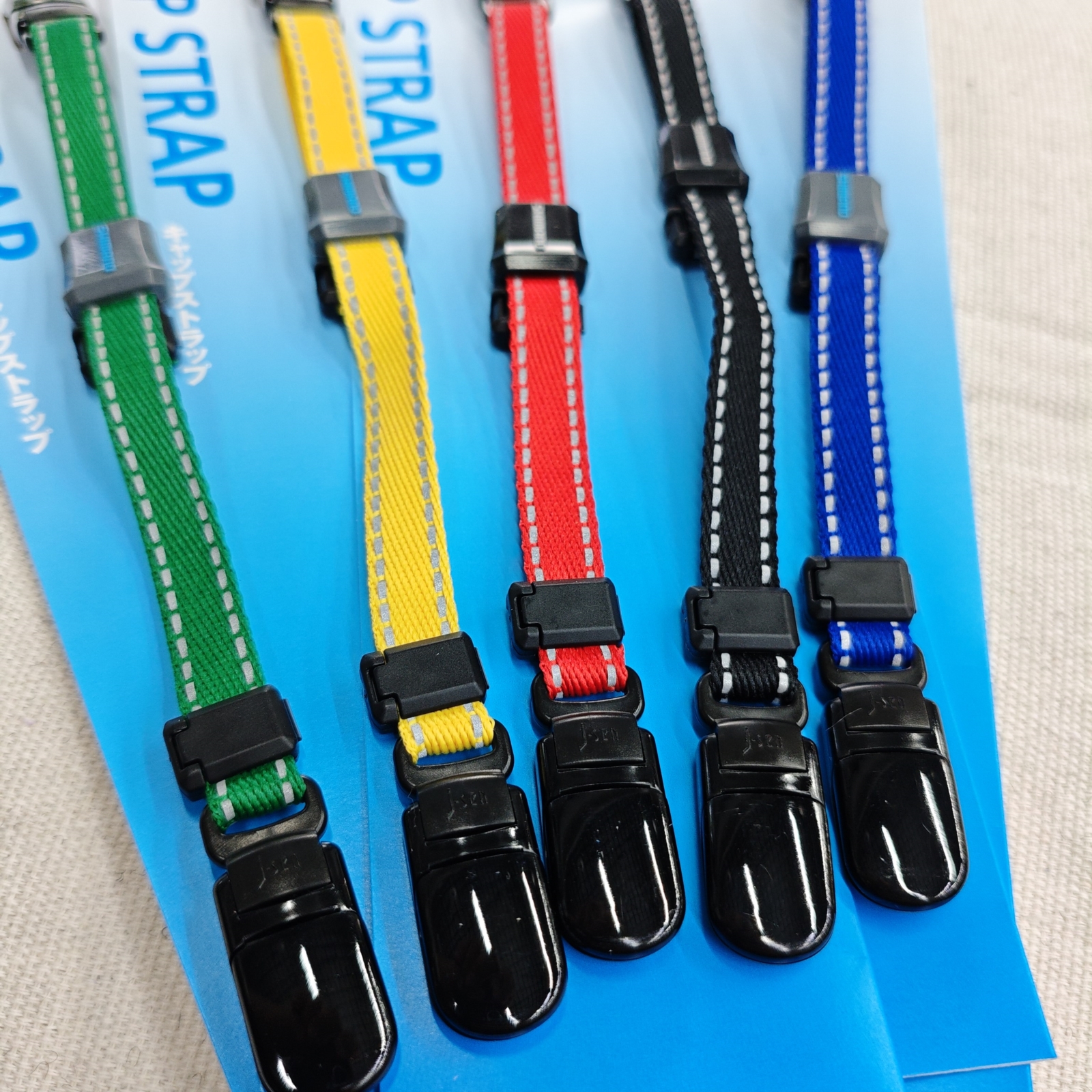 帽子防丢绳玛诺BE-001N夹帽绳防风绳户外垂钓钓服领口绳