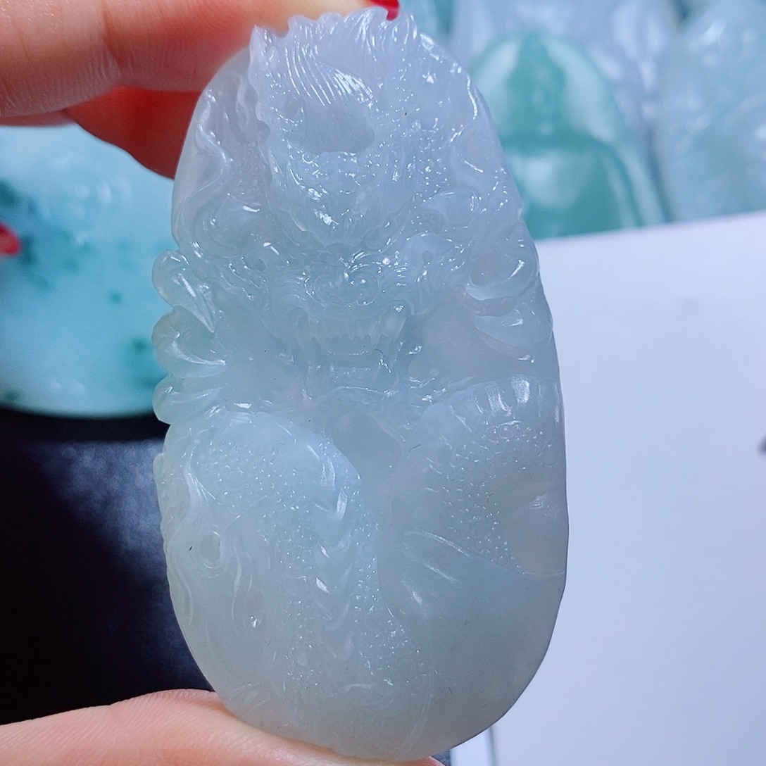 定制翡翠未镶嵌毛货不支持退货，付款后确认抛光