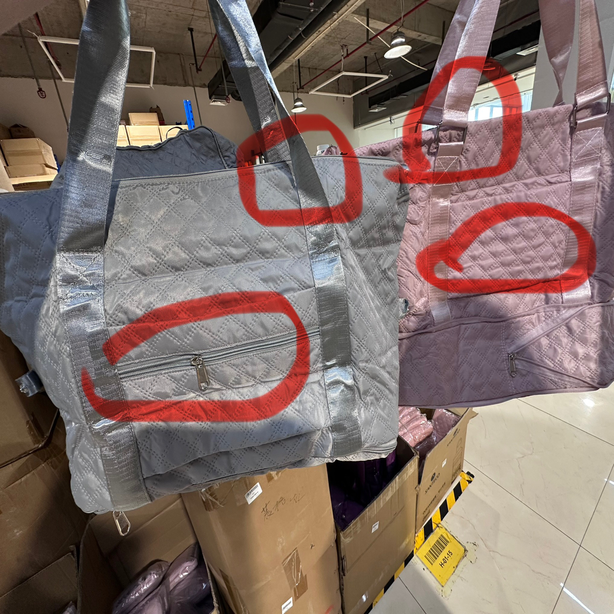 K251431 （细节有区别，不做区分）可拓容折叠旅行包 38*22*32cm 