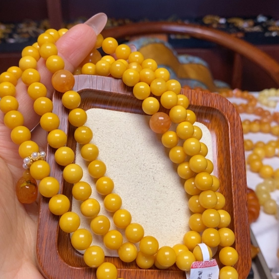 【闪购商品】蜜蜡手链未镶嵌手串