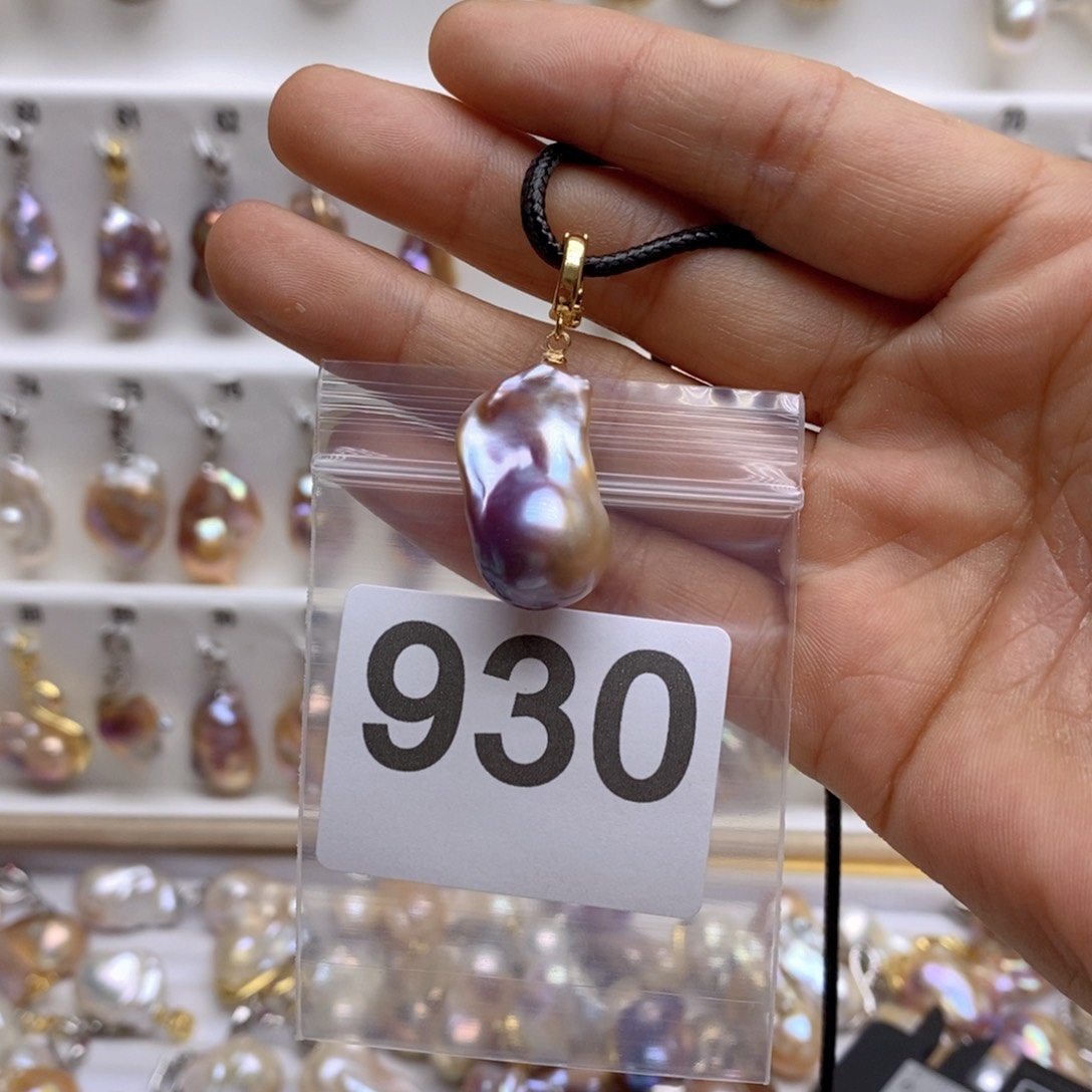 淡水珍珠颈饰银S925镶嵌930