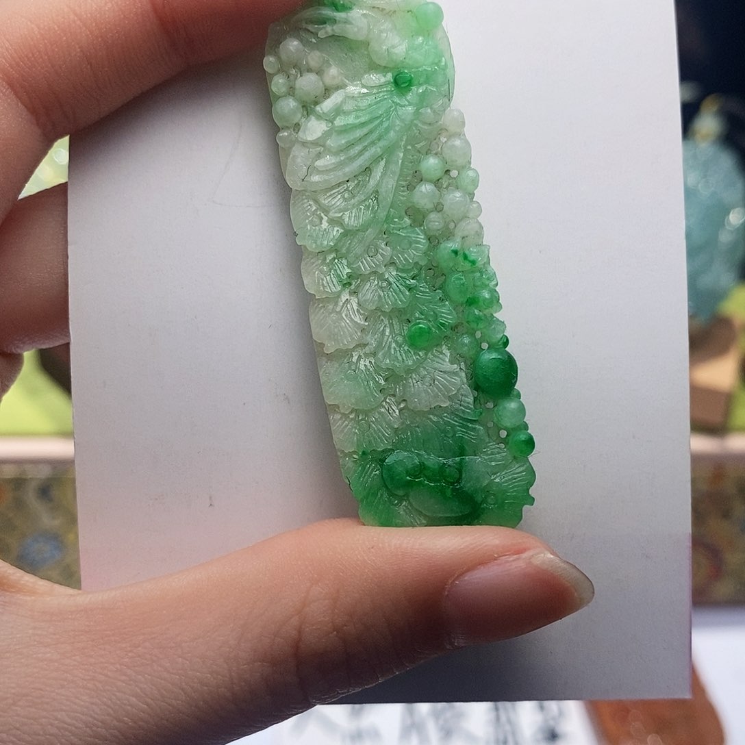 定制翡翠未镶嵌翡翠A货一物一证