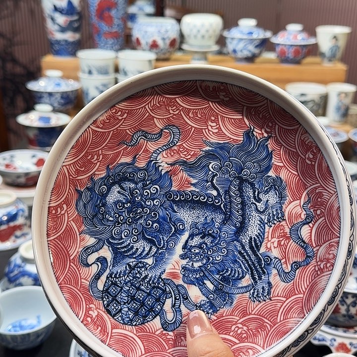 微瑕狮子壶承壶承