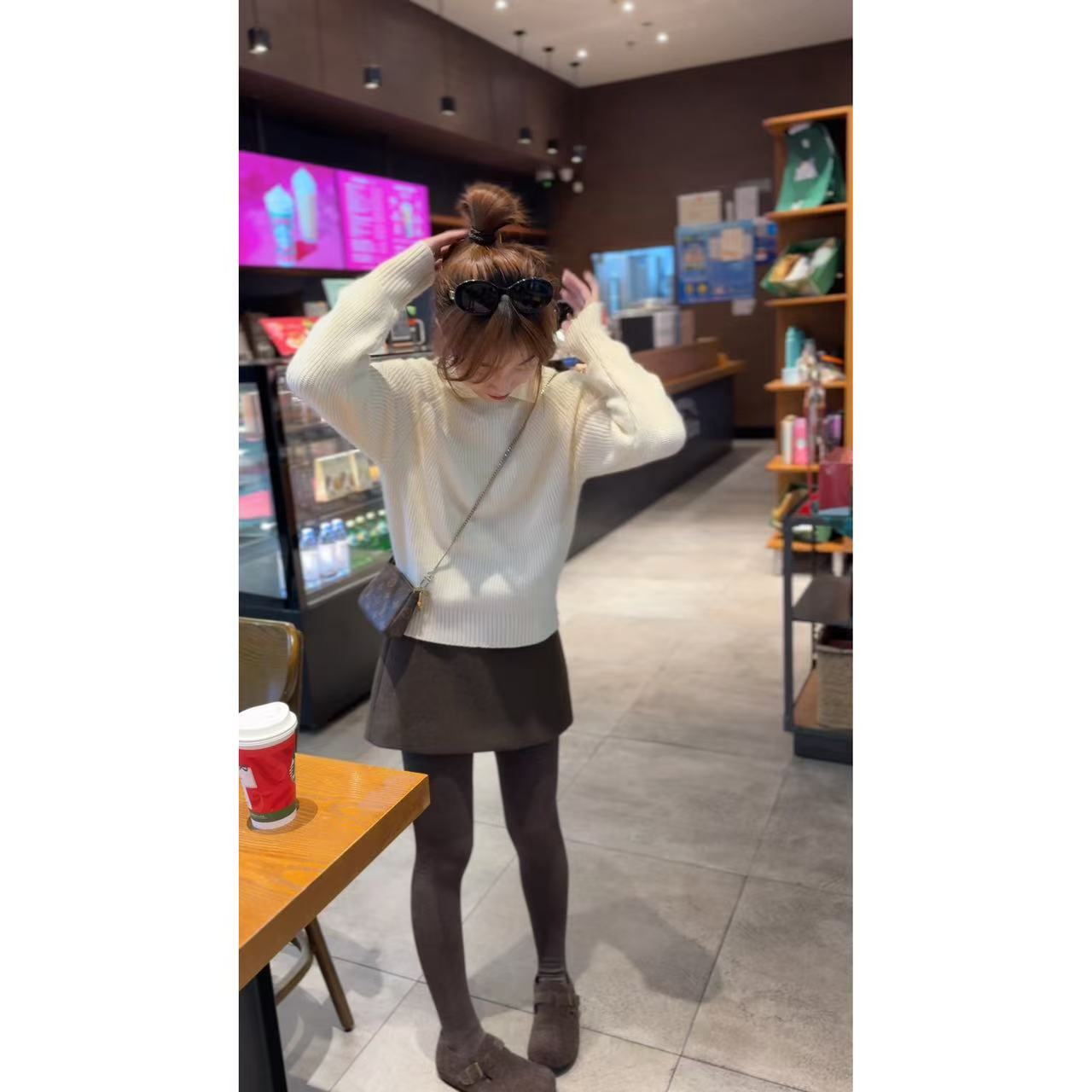 QiongQiong人手款！别致小翻领设计软糯简约显瘦百搭针织毛衣