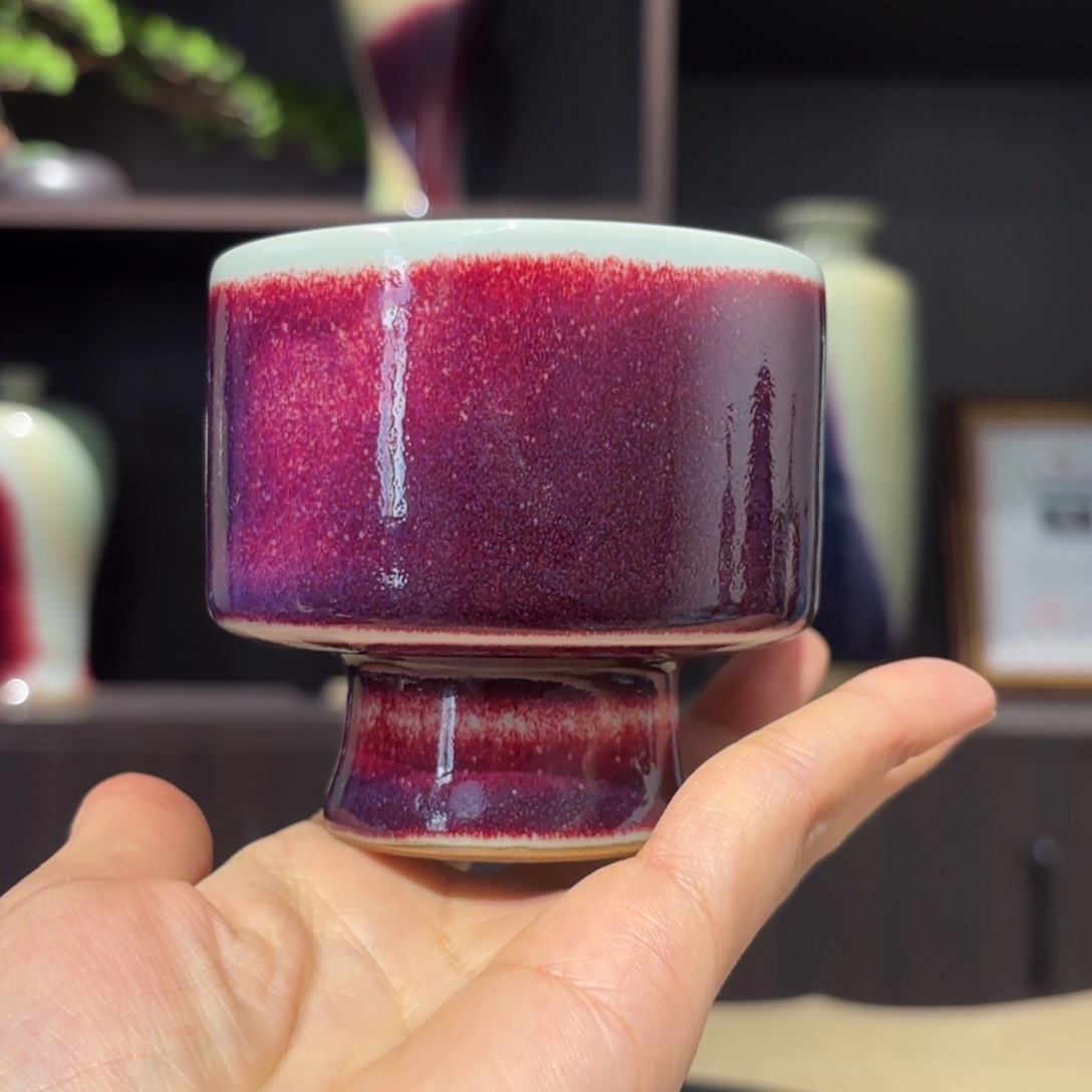 宁***！陶陶瓷手工艺品主人杯