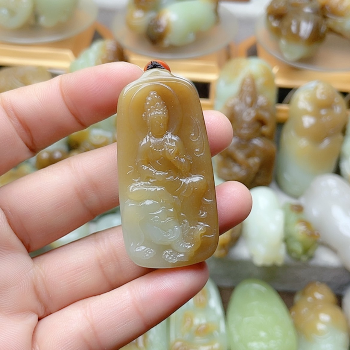 【闪购商品】未镶嵌和田玉挂件海****j