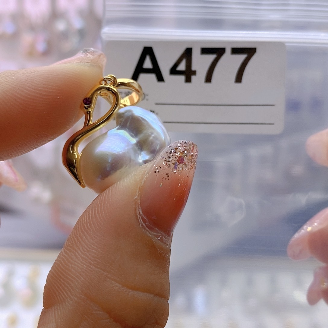 淡水珍珠颈饰银S925镶嵌