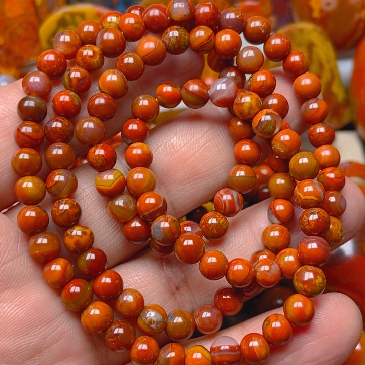 玛瑙/玉髓未镶嵌手串
