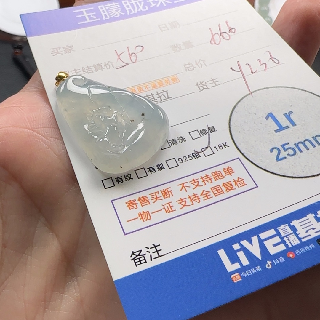 翡翠未镶嵌颈饰翡翠