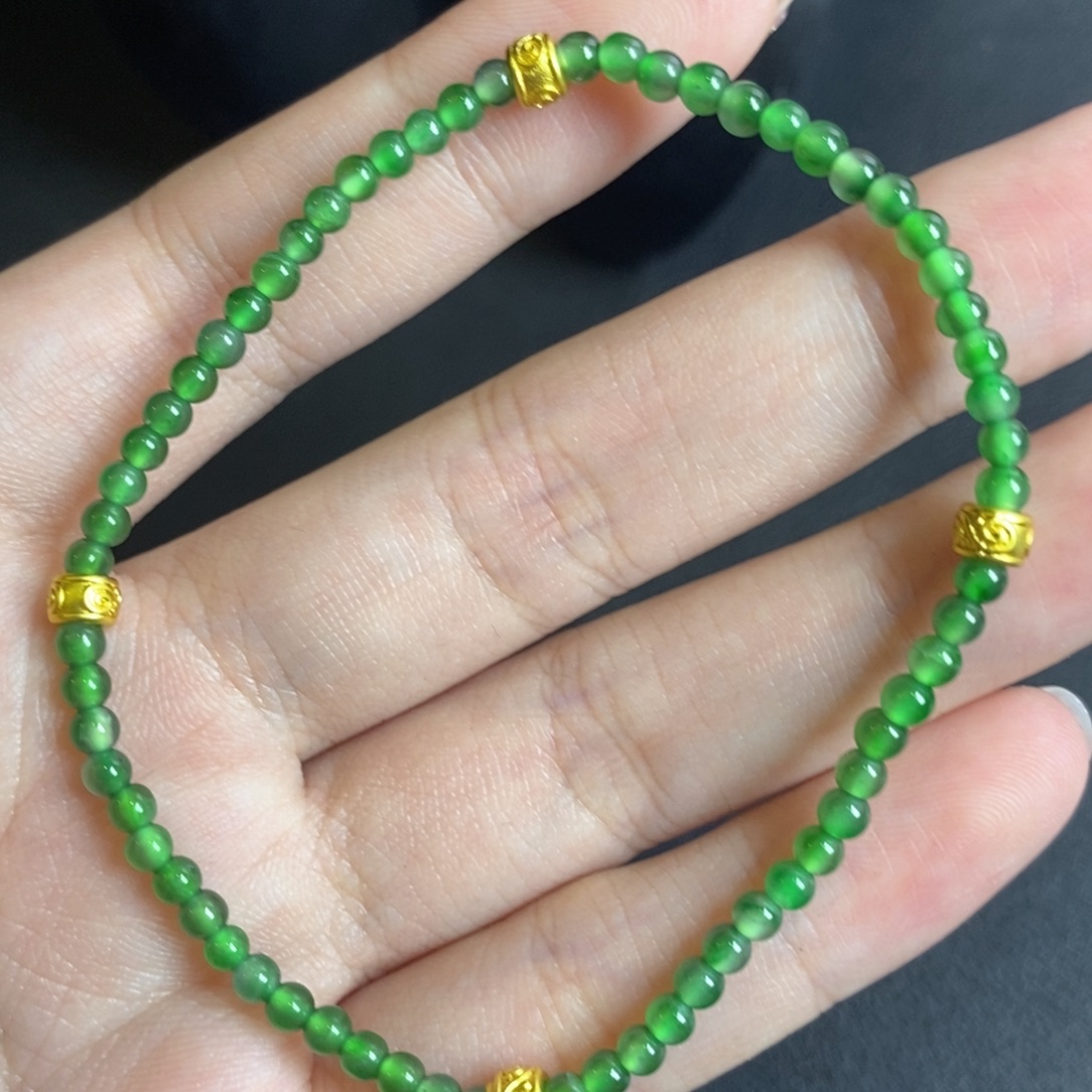 翡翠散珠天然翡翠Ａ货珠串
