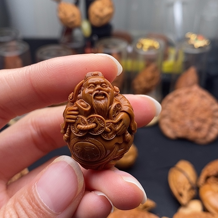 橄榄核吊坠用****6财神单子