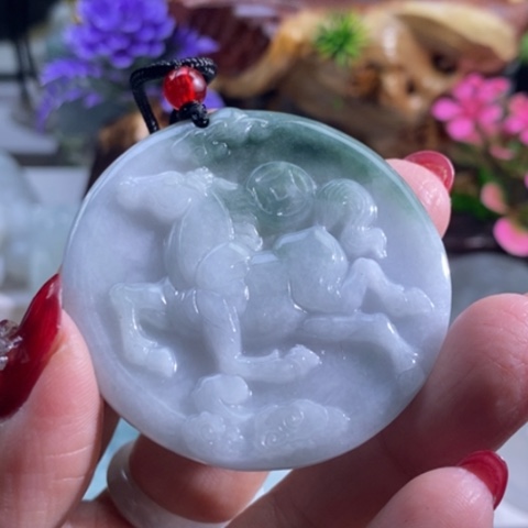 【闪购商品】颈饰未镶嵌翡翠马