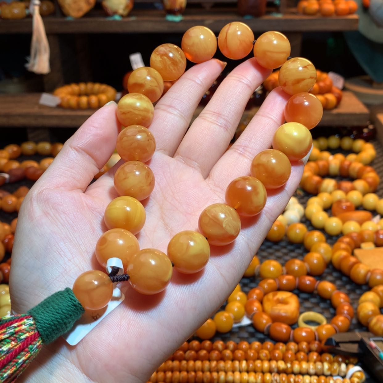 【闪购商品】手串蜜蜡未镶嵌蜜蜡手串