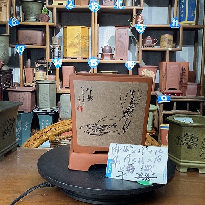 紫砂花盆大漏价150