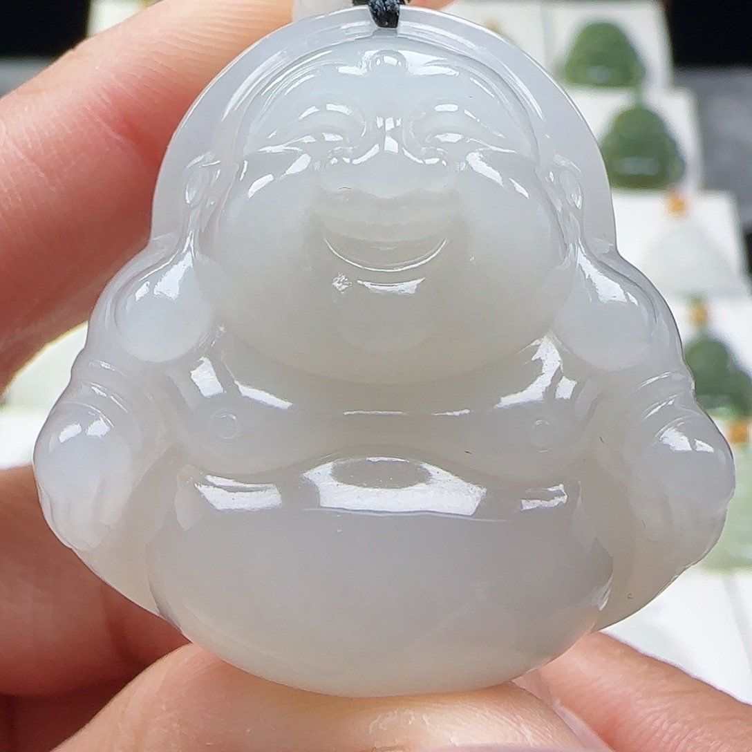 和田玉未镶嵌吊坠(赠链)