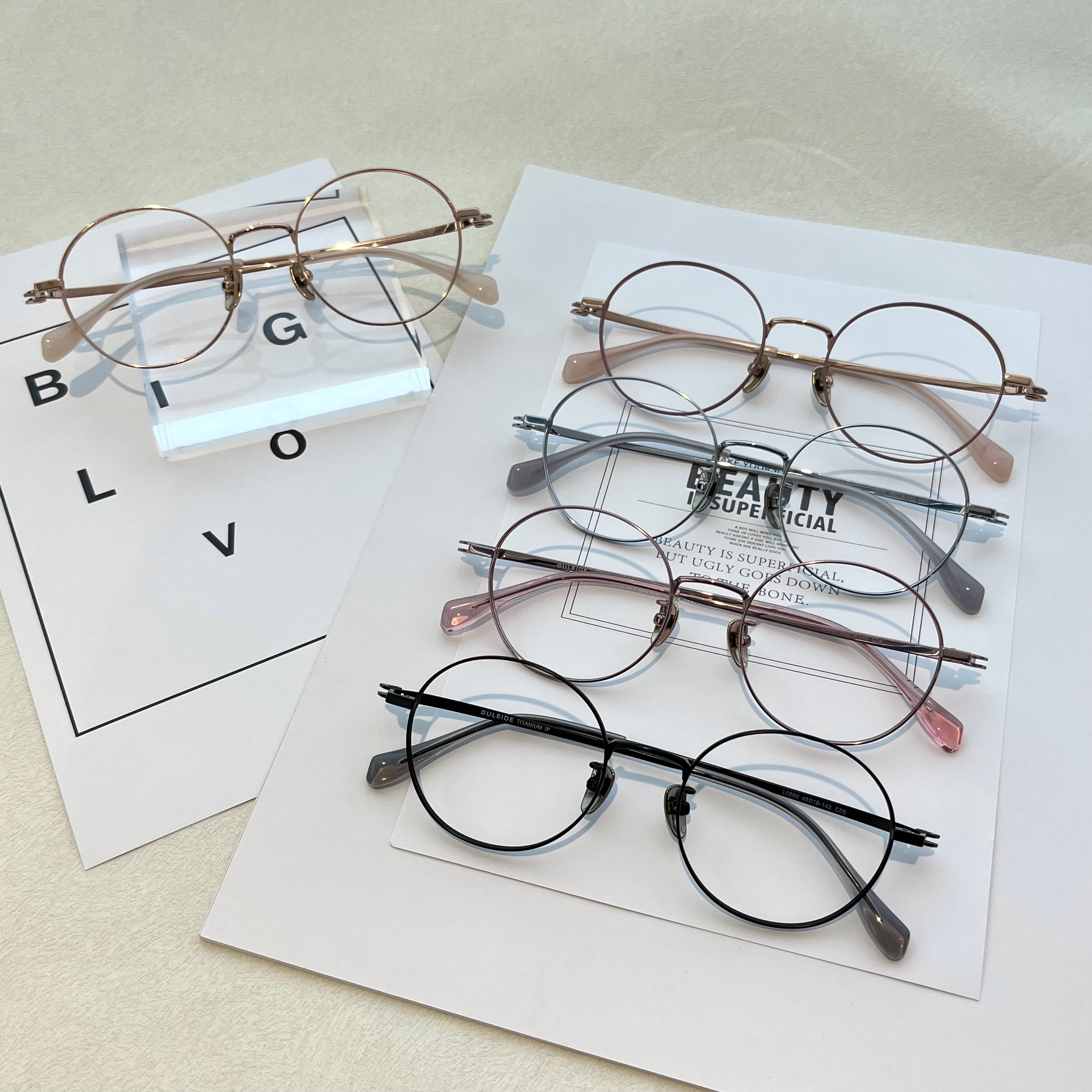 复古纯钛超轻百搭时尚商务男女百搭眼镜框批发