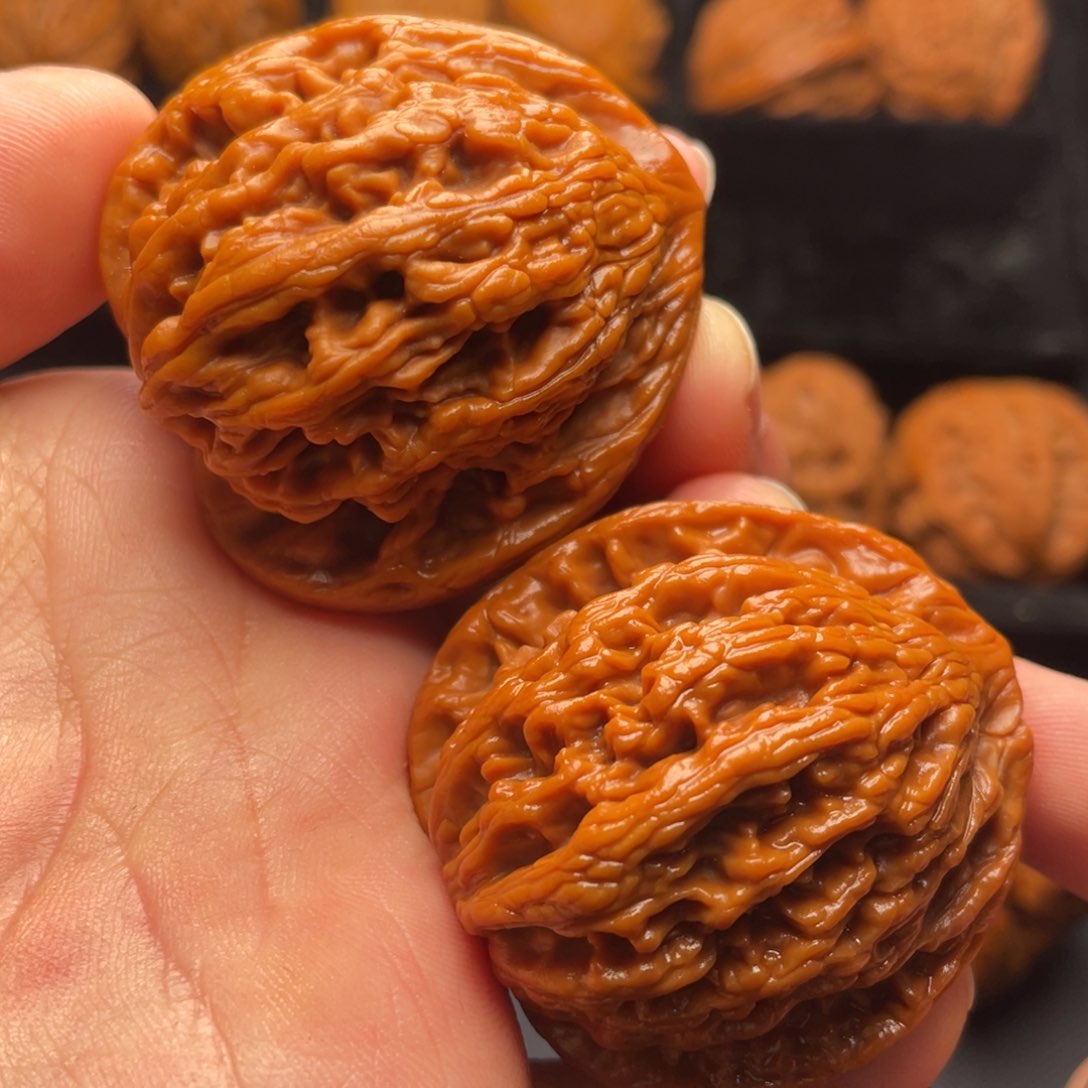 文玩核桃把件秦岭山脉