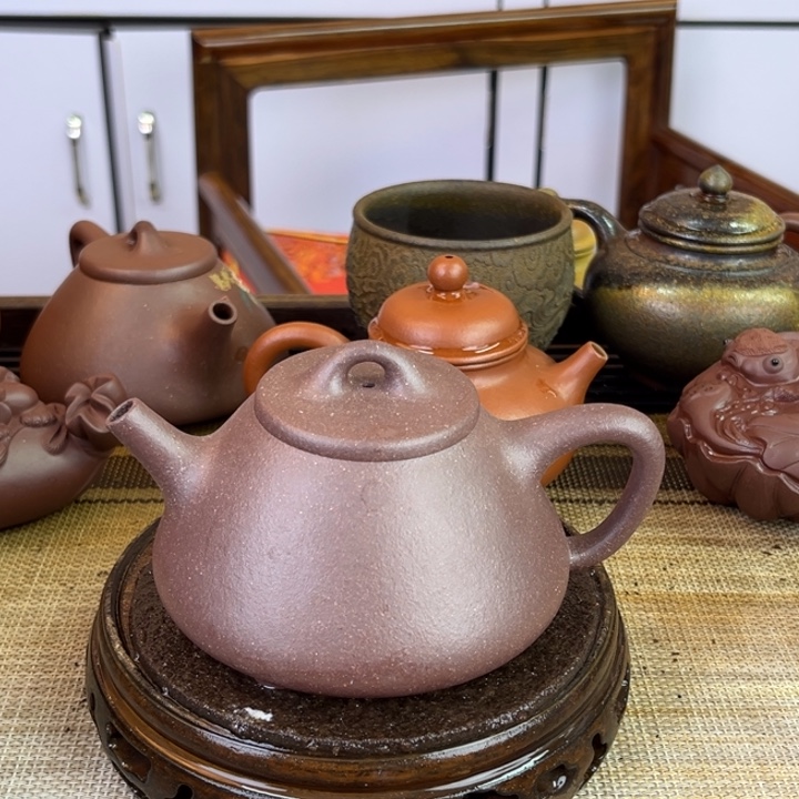 紫砂茶壶底槽清30目260cc