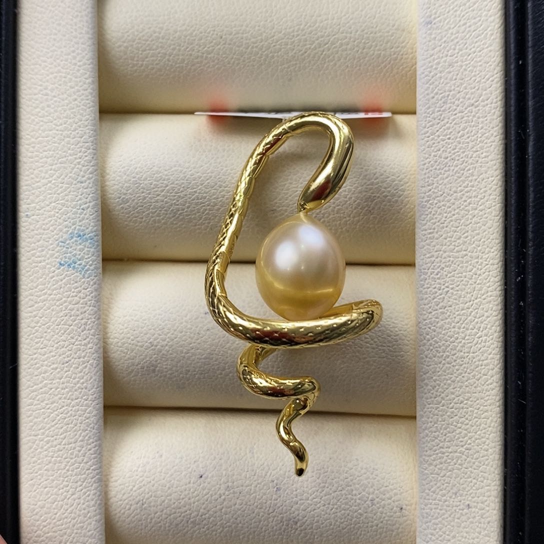 海水珍珠颈饰银S925镶嵌