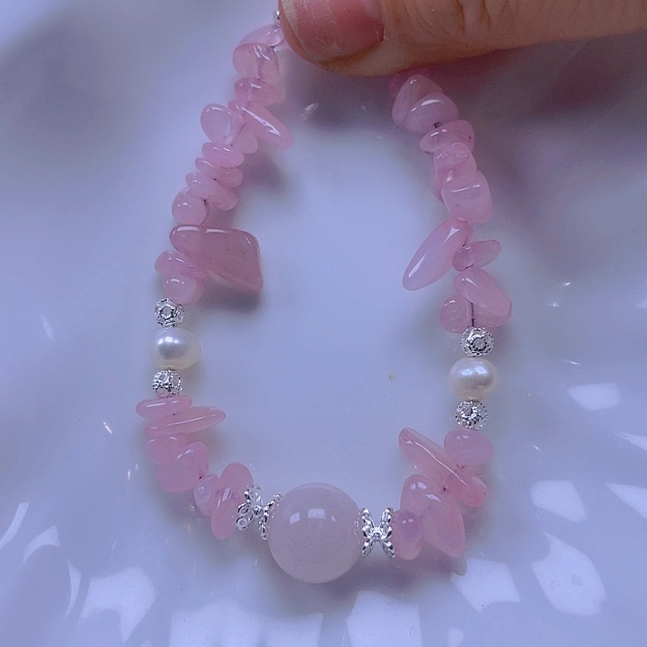 淡水珍珠手绳合金