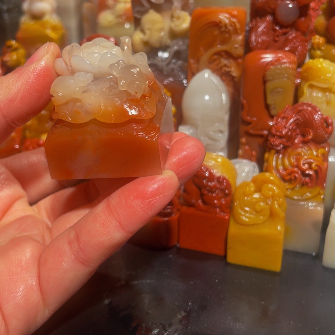 寿山石印石精美寿山